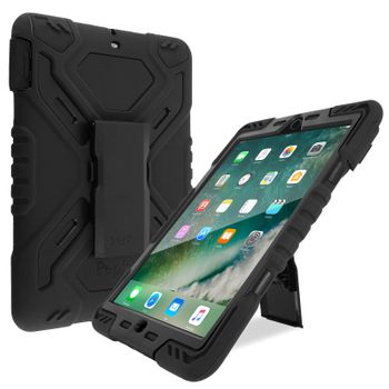 Funda Protectora Táctil Ipad 9.7 (2017) Con Soporte De Sujeción Extraíble Negro