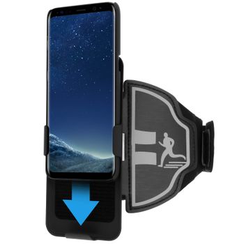 Brazalete Deportivo Galaxy S8 Plus Carcasa Extraíble Antihumedad