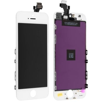 Pantalla Lcd Iphone 5 + Pantalla De Vidrio Kit Compatible – Blanco