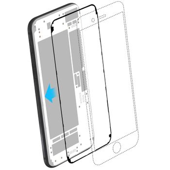 Adhesivo Para Reparación Pantalla Lcd Iphone 7 Pegatina Azul