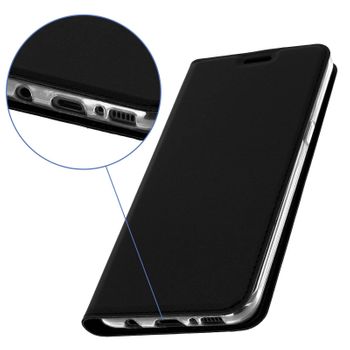 Funda Samsung Galaxy S8 Plus Funda Libro Billetera Función Soporte – Negro