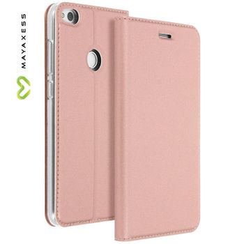 Funda Huawei P8 Lite (2017) , Honor 8 Lite Funda Libro Billetera Soporte - Rosa