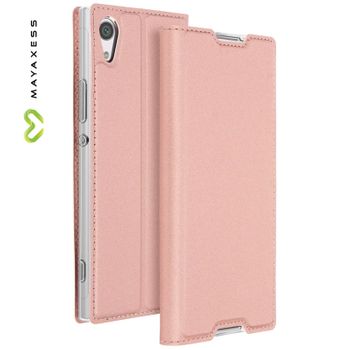 Funda Sony Xperia Xa1 Funda Libro Billetera Función Soporte – Rosa