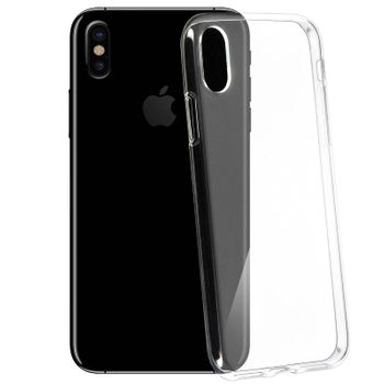 Carcasa Protectora Iphone X De Silicona Ultrafina Transparente