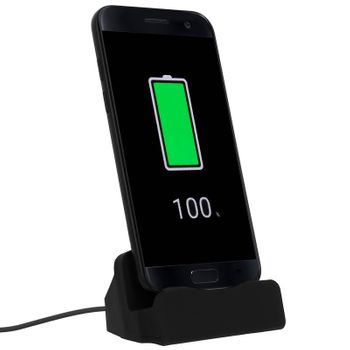 Base De Carga Smartphone Carga Y Sincronización Usb Tipo C – Negra