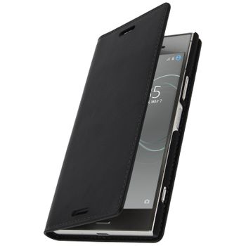 Funda Sony Xperia Xz1 De Cuero Billetera Función Soporte – Negra