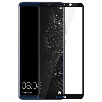 Protector Cristal Templado Para Huawei Mate 10 Pro Antigrietas – Negro