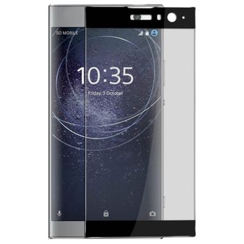 Protector De Pantalla Cristal Templado Para Sony Xperia Xa2 Antigrietas – Negro