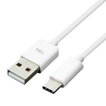 Cable Usb A Usb Tipo C 1 Metro Carga Y Sincronización – Blanco