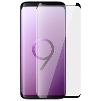 Protector De Pantalla Galaxy S9 Cristal Templado Bordes Curvos Contornos Negra