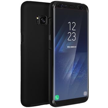 Carcasa Samsung Galaxy S8 360ª Silicona + Trasera Policarbonato – Negra