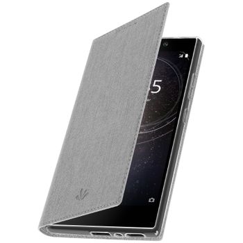 Funda Sony Xperia L2 Vili Libro Con Ventana Función Soporte - Gris