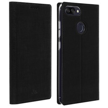 Funda Asus Zenfone Max Plus M1 Vili Libro Con Ventana Función Soporte - Negro