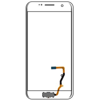Botón Home De Inicio Samsung Galaxy S7 Edge Con Conexión - Plata
