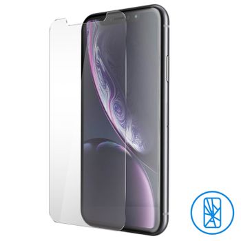 Protector De Pantalla Iphone 11 Y Xr Cristal Templado Dureza 9h Transp.