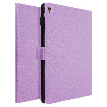 Funda Ipad Pro 9.7/ipad Air 2 Cartera F. Soporte - Purpurinas Violetas