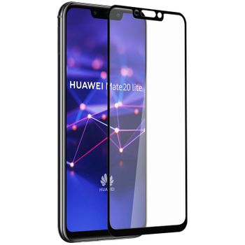 Protector Cristal Templado Para Huawei Mate 20 Lite Antigrietas – Negro