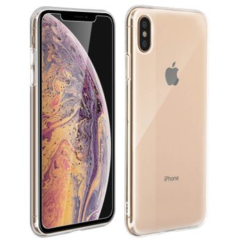 Carcasa Trasera + Cristal Templado Transparente Apple Iphone Xs Max