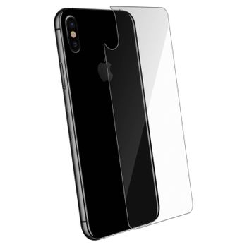 Protector 2.5d Trasera Iphone X / Xs Cristal Templado 9h Transparente