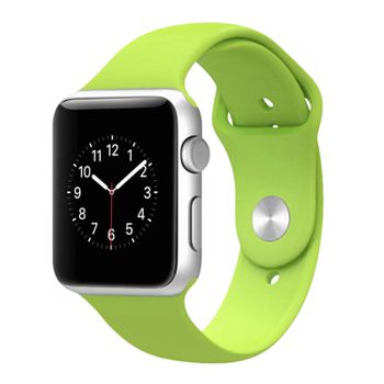 Correa Apple Watch 38 Y 40 Mm De Silicona Para Deporte – Verde