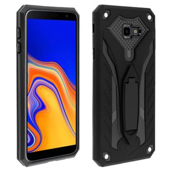 Carcasa Samsung Galaxy J4 Plus Protectora Híbrida Serie Phantom Forcell – Negra