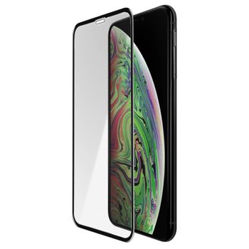 Protector Apple Iphone Xs Max Cristal Templado 5d Full Cover Contornos Negros
