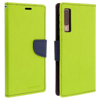 Funda Samsung Galaxy A7 2018 Cartera F. Soporte Mercury - Verde