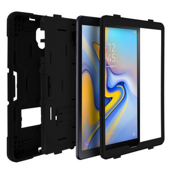 Carcasa Samsung Galaxy Tab A 10.5 Bimateria Función Soporte – Negra
