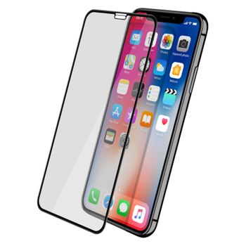 Protector De Iphone X / Xs Cristal Templado 9h Biselado 11d Bordes Negros