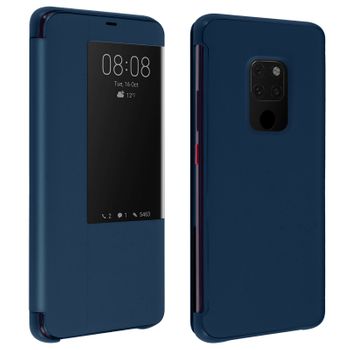 Funda Huawei Mate 20 View Con Ventana Inteligente - Azul Oscuro