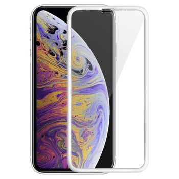 Protector Pantalla Iphone Xs Max Cristal Templado 9h Biselado - Bordes Blancos