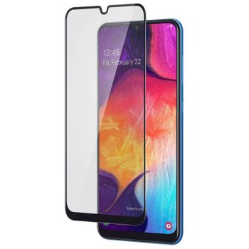 Cristal Templado Para Galaxy A50 / A30 / A30s Antigrietas – Negro