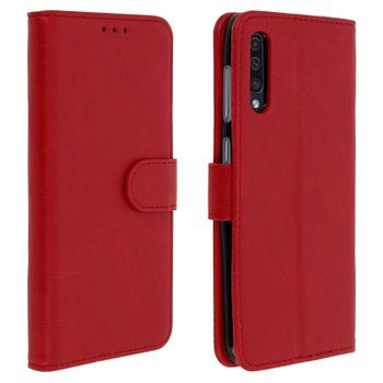 Funda Samsung Galaxy A50 Libro Billetera Función Soporte – Rojo