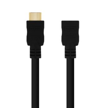 Alargador De Hdmi Macho A Hdmi Hembra Para Audio/vídeo 4k De 1,5 M De Linq Negro