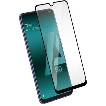 Cristal Templado 9h Biselado Samsung Galaxy A50 / A30 / A30s – Marco Negro