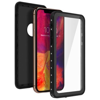 Carcasa Protectora Iphone X / Xs Hermética Ip68 Impermeable 2metros Negra