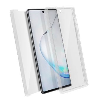 Carcasa Samsung Galaxy Note 10 360ª Silicona + Trasera Policarbonato – Transp.