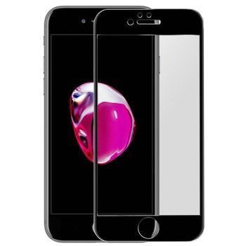 Cristal Templado 9h Biselado Para Iphone 7 Y 8 – Marco Negro