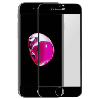 Cristal Templado 9h Biselado Para Iphone 7 Plus Y 8 Plus – Marco Negro