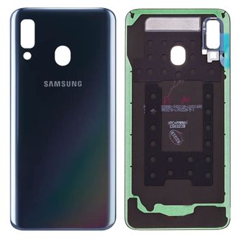 Tapa Trasera Compatible Samsung Galaxy A40 - Negro