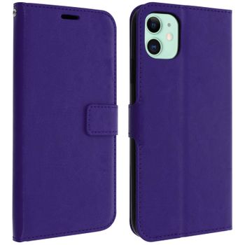 Funda Cartera Vintage F. Soporte Para Iphone 11 – Violeta