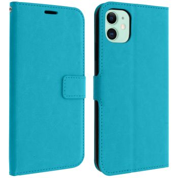 Funda Cartera Vintage F. Soporte Para Iphone 11 – Turquesa