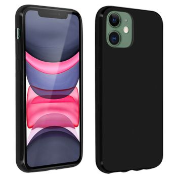 Carcasa Protectora Iphone 11 De Silicona Flexible – Negro