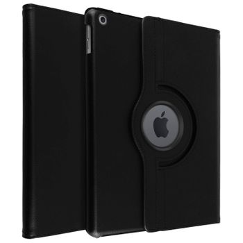 Funda Libro Ipad 9 2021, Ipad 8 2020 Y Ipad 7 2019 Gira Soporte Negro