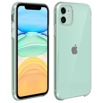 Funda Iphone 11 Gel Silicona Flexible Resistente Delgada Ligera Transparente