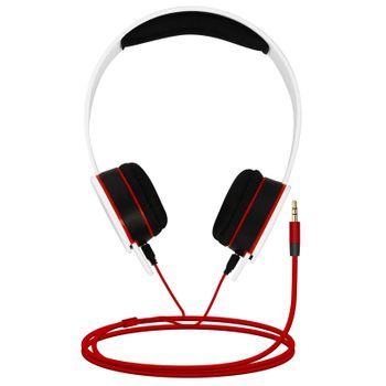 Auriculares Estéreo Con Cable Y Cable Jack De 3,5 Mm Sonido De Calidad - Blanco