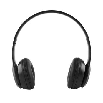 Cascos Bluetooth Estéreo Modelo P47 Radio Fm Y Jack 3,5mm Plegables - Negro