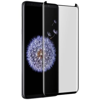 Cristal Templado 9h Biselado Para Samsung Galaxy S9 Plus – Marco Negro