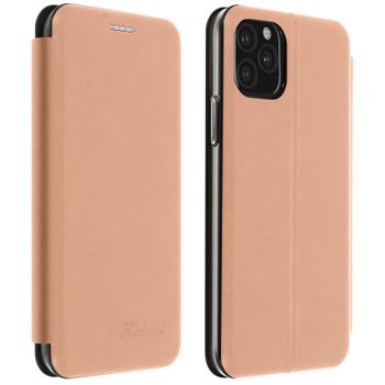 Funda Para Iphone 11 Pro Max Polipiel Monedero Con Soporte – Oro Rosa