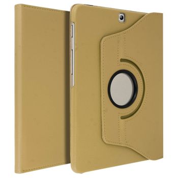 Funda Libro Samsung Galaxy Tab S2 9.7 Gira 360º F. Soporte – Dorado